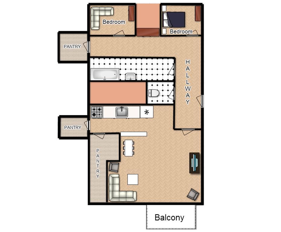 Modern Apartment Dlouha Praha Eksteriør bilde